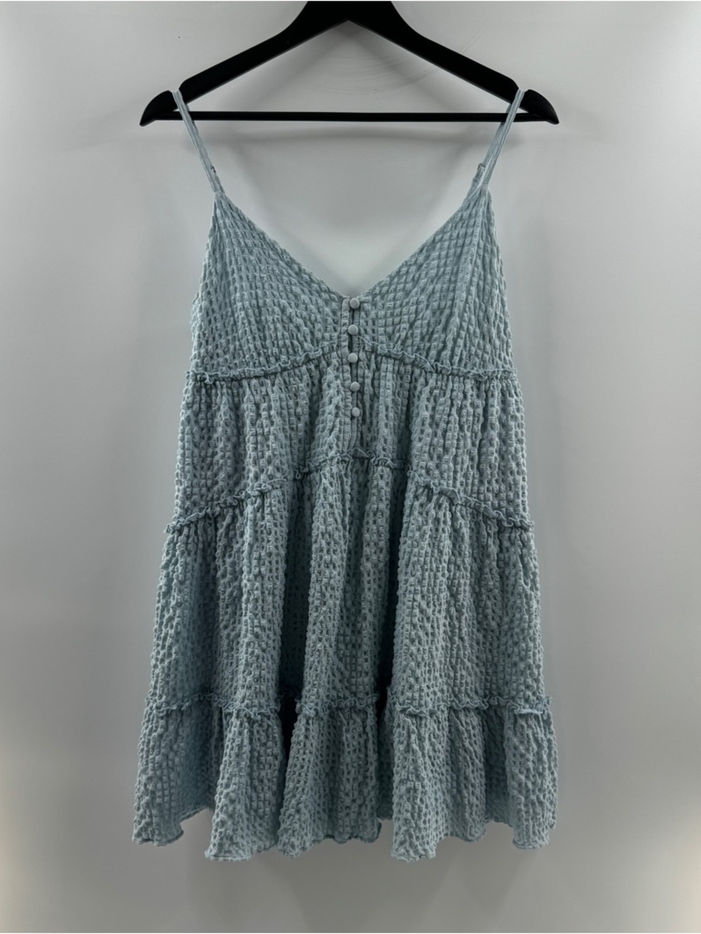 Aeropostale Light Blue Tiered Mini Dress – Women’s Large